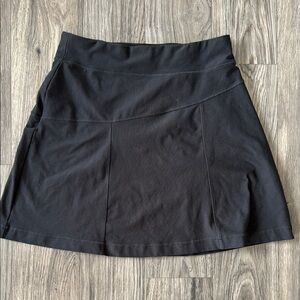 L.L. Bean Black A-Line Mini Skirt Athletic